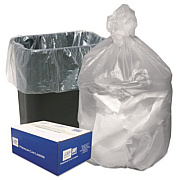 Ultra Plus Can Liners, 16 gal, 8 mic, 24" x 33", Natural, 50 Bags/Roll, 20 Rolls/Carton (HD24338N)