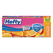 Hefty Slider Bags, 1 gal, 1.5 mil, 10.56" x 11", Clear, 270/Carton (R81430CT)
