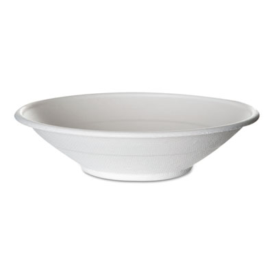Eco-Products Renewable and Compostable Sugarcane Bowls, 24 oz, Natural White, 50/Pack, 8 Packs/Carton (EPBL24)
