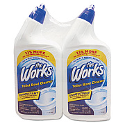 The Works Disinfectant Toilet Bowl Cleaner, 32 Oz Bottle, 2/pack (33302WK)