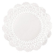 Hoffmaster Cambridge Lace Doilies, Round, 10", White, 1,000/Carton (500238)