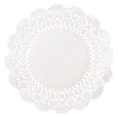 Hoffmaster Cambridge Lace Doilies, Round, 10", White, 1,000/Carton (500238)