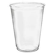 Dart Ultra Clear Cups, 12 oz, PET, 50/Bag, 20 Bags/Carton (TP22)