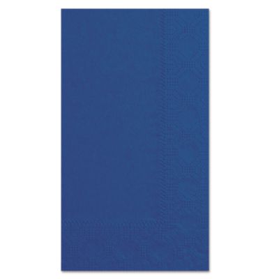 Hoffmaster Dinner Napkins, 2-Ply, 15 x 17, Navy Blue, 1,000/Carton (180522)