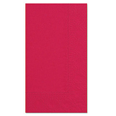 Hoffmaster Dinner Napkins, 2-Ply, 15 x 17, Red, 1,000/Carton (180511)