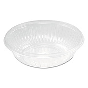 Dart Presentabowls Clear Bowls, Plastic, 24 Oz, 63/bag, 252/carton (C24B)