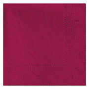Hoffmaster Embossed Beverage Napkins, 2-Ply, 9.5 x 9.5, Burgundy, 1,000/Carton (180324)