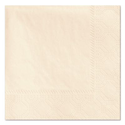 Hoffmaster Embossed Beverage Napkins, 2-Ply, 9.5 x 9.5, Ecru, 1,000/Carton (180317)
