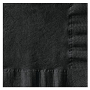 Hoffmaster Embossed Beverage Napkins, 1-Ply, 10 x 10, Black, 1,000/Carton (020212)
