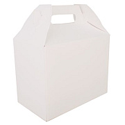 SCT Carryout Barn Boxes, 10 lb, 8.88 x 5 x 6.75, White, Paper, 150/Carton (2709)