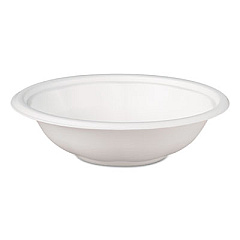 Genpak Laminated Utility Bowl, 32oz, Foam, Round, White, 100/pack, 4 Packs/ct (FW032)