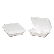 Genpak SN203V Snap-It Vented Hinged Containers
