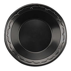 Genpak Elite Laminated Foam Dinnerware, Bowl, 12oz, Black, 125/pack, 8 Pack/carton (LAM213L)