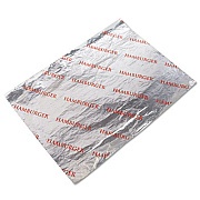 Bagcraft Honeycomb Insulated Hamburger Wrap, 10.5 x 14, Red Hamburger Print, 500/Pack, 4 Packs/Carton (300852)