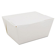 SCT ChampPak Carryout Boxes, #1, 4.38 x 3.5 x 2.5, White, Paper, 450/Carton (0741)