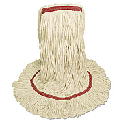 Boardwalk Mop Head, Premium Standard Head, Cotton/Rayon Fiber, Large, White, 12/Carton (503WHNB)