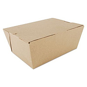 SCT ChampPak Carryout Boxes, #4, 7.75 x 5.5 x 3.5, Brown, Paper, 160/Carton (0734)