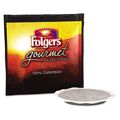 Folgers Gourmet Selections Coffee Pods, 100% Colombian Regular, 18/box, 6 Bx/carton (63100CT)