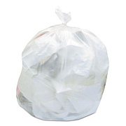Linear Low Density Can Liners with AccuFit Sizing, 55 gal, 0.9 mil, 40" x 53", Clear, 50/Box (H8053TCRC1)