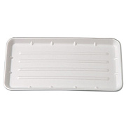 Genpak Supermarket Trays, 14.75 x 1 x 8, 125/Bag, 2 Bags/Carton (25SWH)