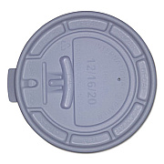 Green Mountain Coffee Plastic Lids For Eco-Friendly Hot Cups, Lock Tab/flat, White, 1000/carton (93782)