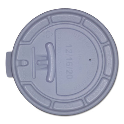 Green Mountain Coffee Plastic Lids For Eco-Friendly Hot Cups, Lock Tab/flat, White, 1000/carton (93782)