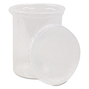 WNA Deli Containers and Lids, 24 oz, 4.56" Diameter x 4" h, Clear, Plastic, 250/Carton (APCOMBO24)