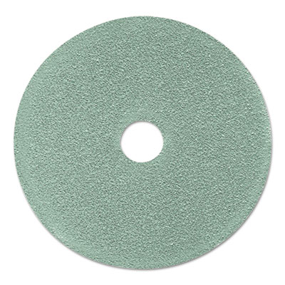 3M Ultra High-Speed Floor Burnishing Pads 3100, 24" Diameter, Aqua, 5/Carton (17438)