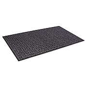 Crown Tire-Track Scraper Mat, Needlepunch Polypropylene/Vinyl, 36 x 60, Charcoal (TE0035AC)