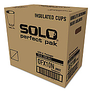 Dart Trophy Plus Dual Temp Symphony Perfect Pak Hot/Cold Drink Cups, 10 oz, Tan, 300/Carton (OFX10NJ802CT)