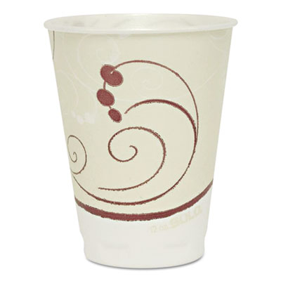 Dart Trophy Plus Dual Temp Symphony Perfect Pak Hot/Cold Drink Cups, 12 oz, Tan, 300/Carton (OFX12NJ802CT)