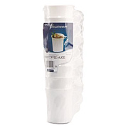 WNA Classicware Plastic Coffee Mugs, 8 oz, White, 8/Pack, 24 Packs/Carton (RSCWM8248W)