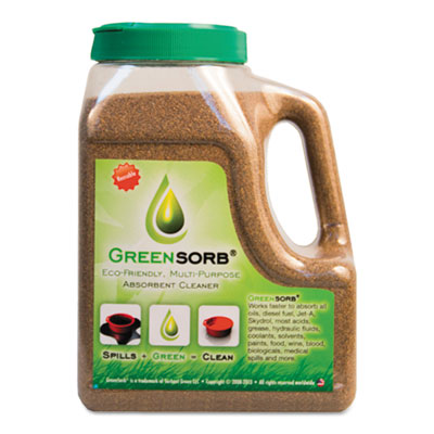 GreenSorb Eco-Friendly Sorbent, Clay, 4 Lb Shaker Bottle (GS4)
