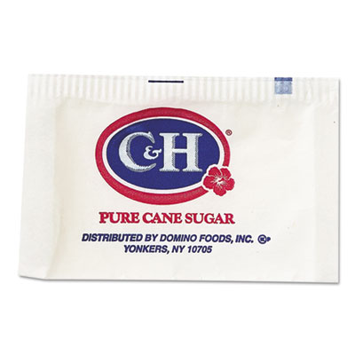 C&H GRANULATED SUGAR PACKETS, 0.1 OZ, 2000/CARTON (845360)