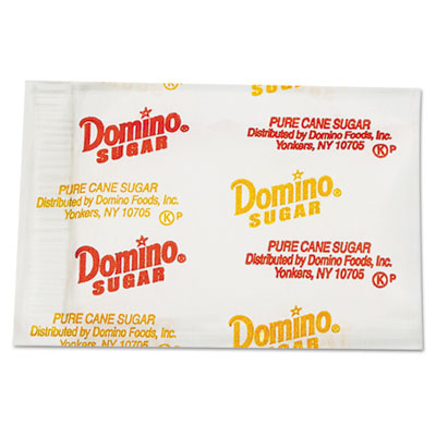 Domino Sugar Portion Packets, 0.1 Oz Packets, 2000/carton (845354)