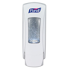 PURELL ADX-12 Dispenser, 1,200 mL, 4.5 x 4 x 11.25, White, 6/Carton (882006CT)