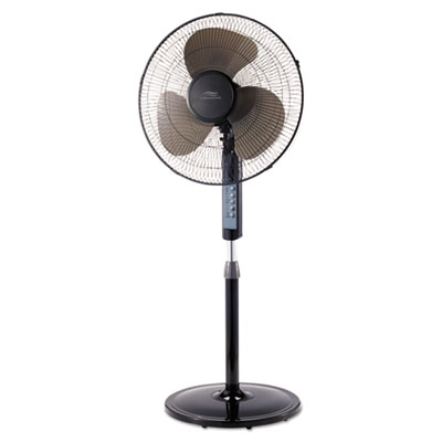 Lakewood 16" Remote Control Stand Fan, Three Speeds, Black (LSF1610BRBM)