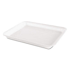 Genpak TR08PWH Supermarket Tray