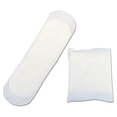 HOSPECO Maxithins Sanitary Pads, Maxi Absorbency, 250/Carton (250IM)