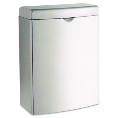 Bobrick Contura Receptacle, 1 gal, Stainless Steel (270)