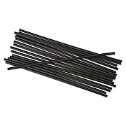 Boardwalk SINGLE-TUBE STIR-STRAWS, 5 1/4", BLACK, 1000/PACK (BWKSTRU525B10PK)