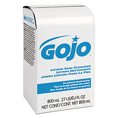 GOJO Lotion Skin Cleanser Refill, Liquid, Floral, 800 mL Bag, 12/Carton (911212CT)