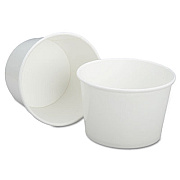 AbilityOne 7350002900586, SKILCRAFT Hot Beverage Cups, Squat, 16 oz, Paper, White, 500/Box