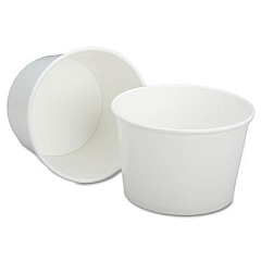 AbilityOne 7350002900586, SKILCRAFT Hot Beverage Cups, Squat, 16 oz, Paper, White, 500/Box
