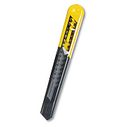 Stanley Straight Handle Knife w/Retractable 13 Point Snap-Off Blade, Yellow/Gray (10150)