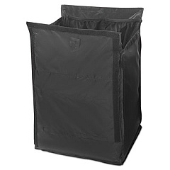 Rubbermaid Commercial Executive Quick Cart Liner, 12.8" x 14.5", Black (1902703)