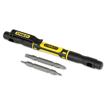 Stanley 4 in-1 Pocket Screwdriver, Black (66344)