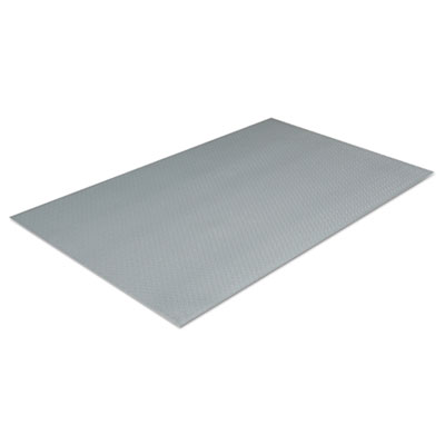 Crown Comfort King Antimicrobial Anti-Fatigue Mat, Zedlan, 36 x 144, Steel Gray (CKAM32GY)