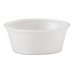 Dart Polystyrene Portion Cups, 1.5 oz, Plastic, Translucent, 2,500/Carton (P150N)