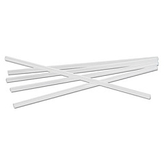 Boardwalk Jumbo Straws, 7 3/4", Plastic, Translucent, Unwrapped, 250/pack (BWKJSTU775T50PK)